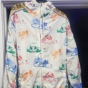 Oversized Gucci x Disney GG Monogram Mickey Nylon Jacket